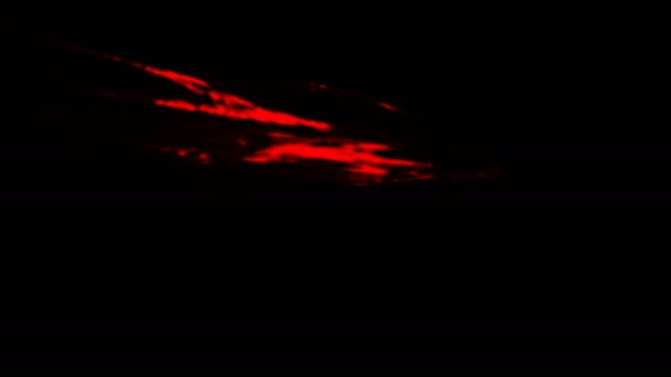 Красные полосы свет абстрактный фон анимации. Беззвучная петля — стоковое видео