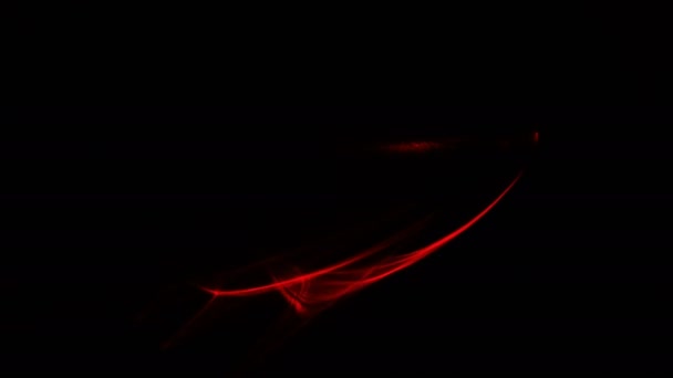 Rött streck ljus abstrakt animation bakgrund. Sömlös Loop — Stockvideo