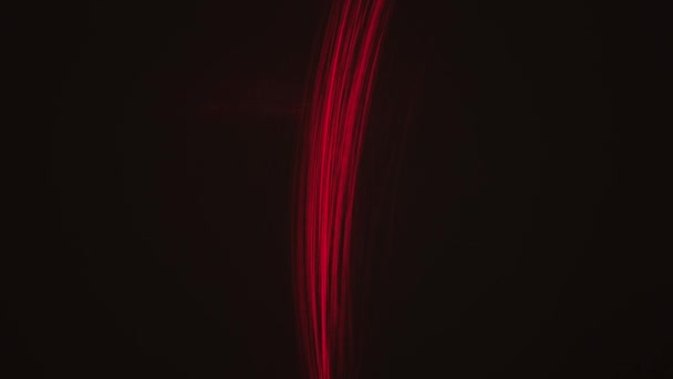 Vörös csíkok háttérben fény absztrakt animáció. Varrat nélküli hurok — Stock videók