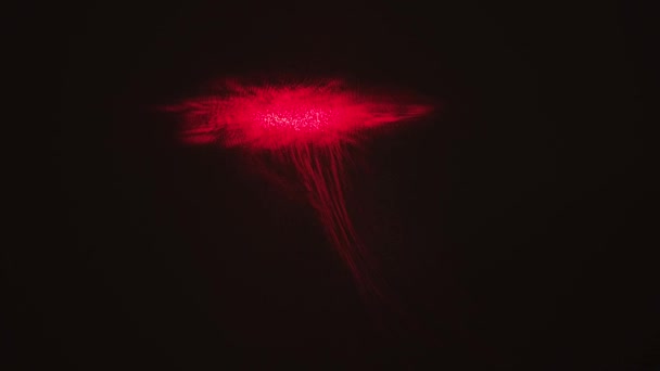 Red streaks light abstract animation background. Seamless Loop — Stock Video