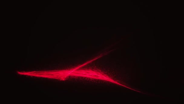 Vermelho estrias luz abstrato animação fundo. Loop sem costura — Vídeo de Stock