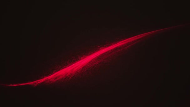 Rött streck ljus abstrakt animation bakgrund. Sömlös Loop — Stockvideo
