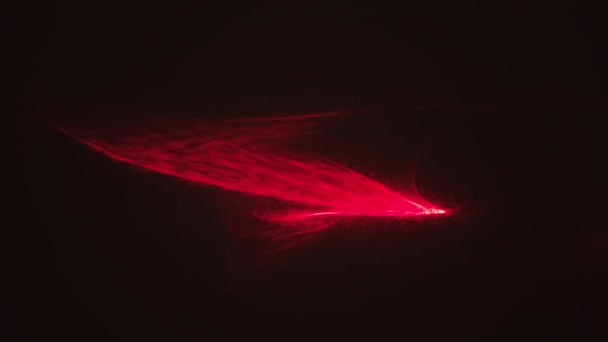 Красные полосы свет абстрактный фон анимации. Беззвучная петля — стоковое видео