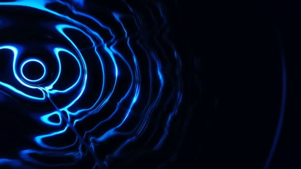 Звукові хвилі в темряві — стокове відео
