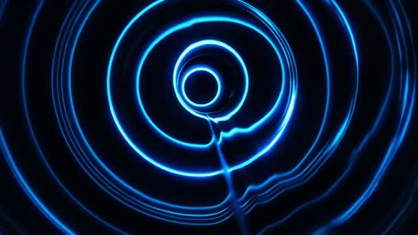 Звукові хвилі в темряві — стокове відео