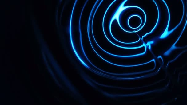 Sound waves in the dark — Stock Video