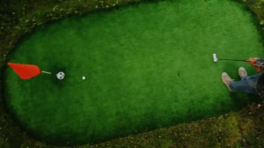 Mükemmel bir golf putt