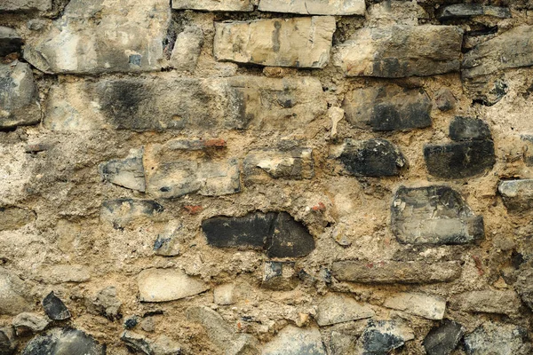 yaratıcı tasarım için eski taş eski eski taş kalıntıları sanat gri bej arka plan eski taş eski eski kırık bloklar ve çimento harç