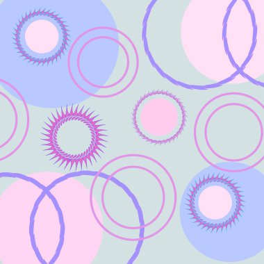 Çemberli soyut mavi arkaplan.