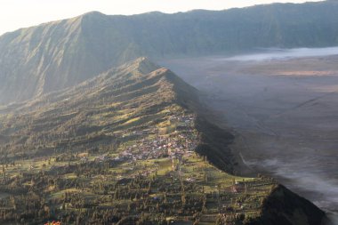 Cemoro lawang köyde Bromo tengger semeru Milli Parkı, Doğu Java, Endonezya Dağı Bromo