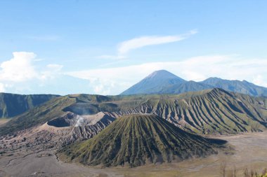 Bromo dağ Tengger Milli Parkı, Doğu Java, Endonezya