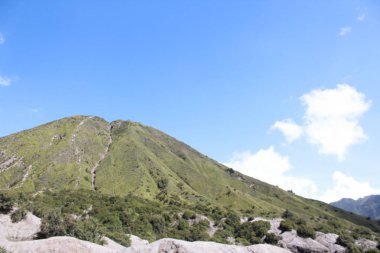 Kawah Bromo, Mount Bromo bir aktif yanardağ ve Doğu Java, Endonezya Tengger massif parçası olduğunu