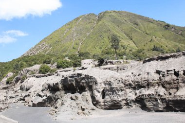 Kawah Bromo, Mount Bromo bir aktif yanardağ ve Doğu Java, Endonezya Tengger massif parçası olduğunu