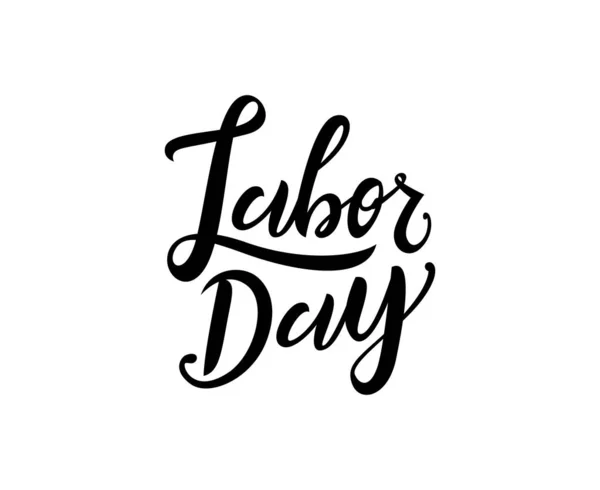 Egyesült Államok Labor Day ünneplik kártya sablon — Stock Vector