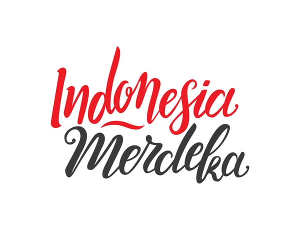 День независимости Индонезии — стоковый вектор
