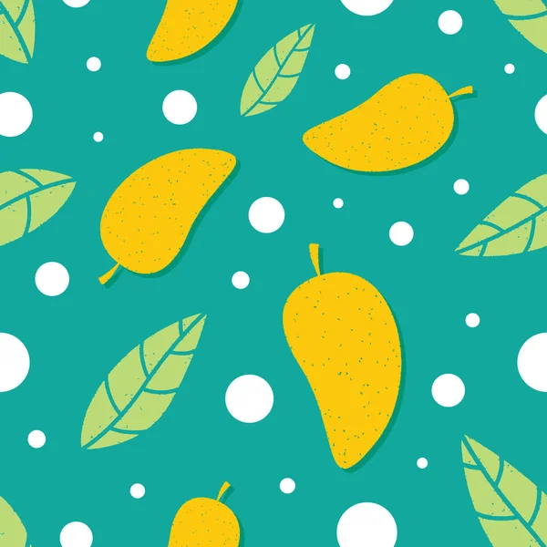 Mango nahtlose Muster — Stockvektor