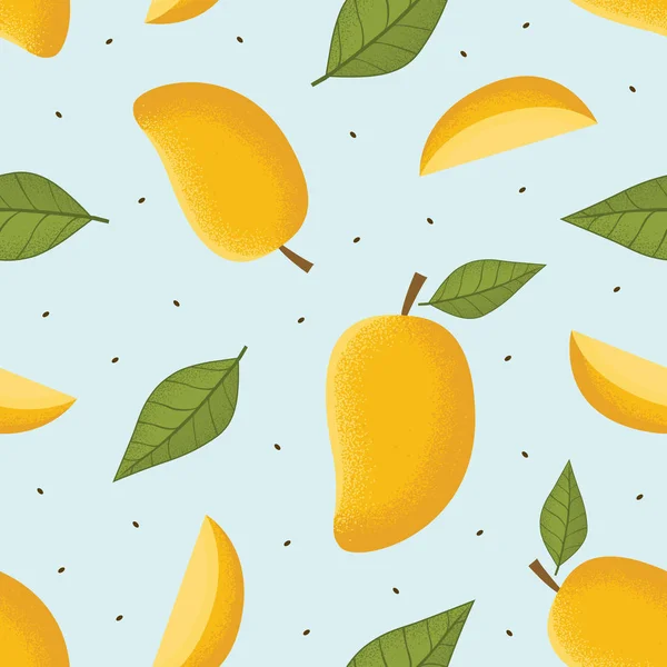 Mango bezešvé vzor — Stockový vektor