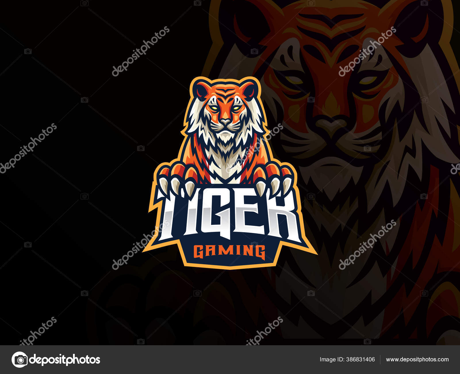 wallpapers Logo Guild Ff Polos Harimau logo harimau