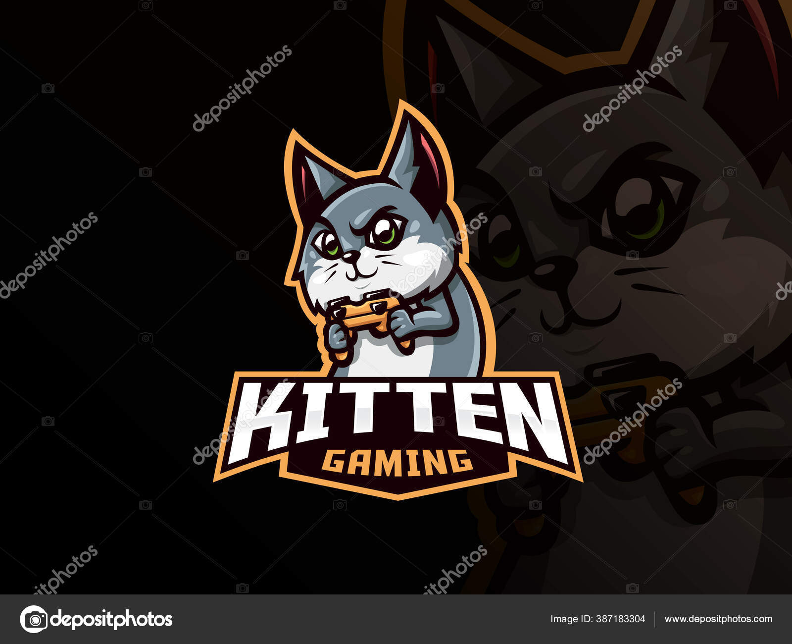 Mascotte Chat Sport Logo Design Logo Illustration Vectorielle Mascotte Gamer Image Vectorielle Par Irfanfirdaus19 Yahoo Com C Illustration