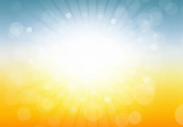 Bright Summer Background Bokeh Sunshine — Stock Photo, Image