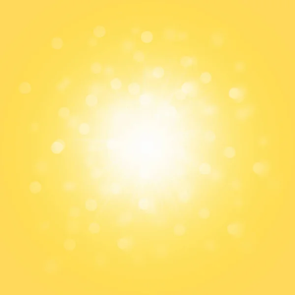 Yellow Soft Bright Abstract Bokeh Background Soft Glow Sun Defocused — Stock Photo, Image