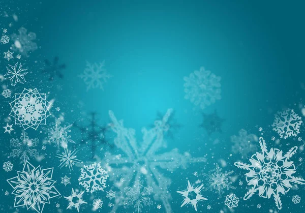 Elegantes Winter Und Schnee Hintergrunddesign Mit Platz Für Ihren Text — Stockfoto
