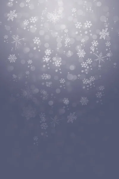 Fondo Invierno Azul Con Copos Nieve Para Sus Propias Creaciones — Foto de Stock
