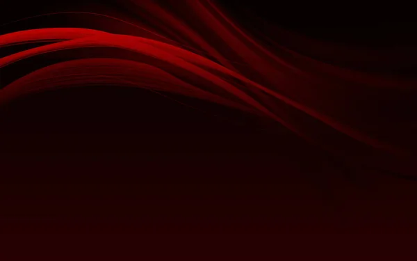 Abstracte Zwarte Achtergrond Met Dynamische Rode Lijnen — Stockfoto