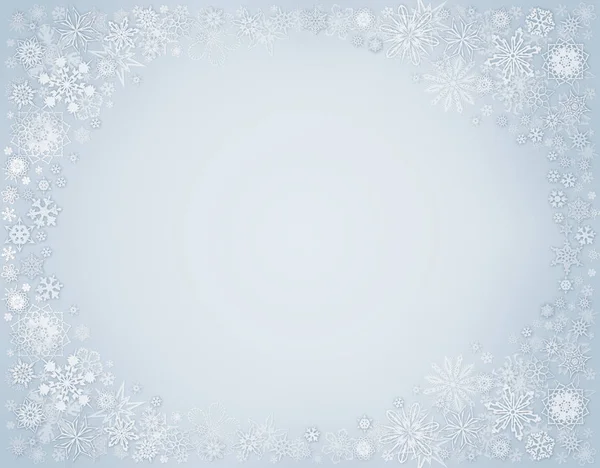 Элегантный Дизайн Зимнего Снежного Фона Пространством Текста — стоковое фото