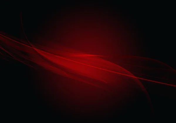 Абстрактний Чорний Фон Динамічними Червоними Лініями — стокове фото