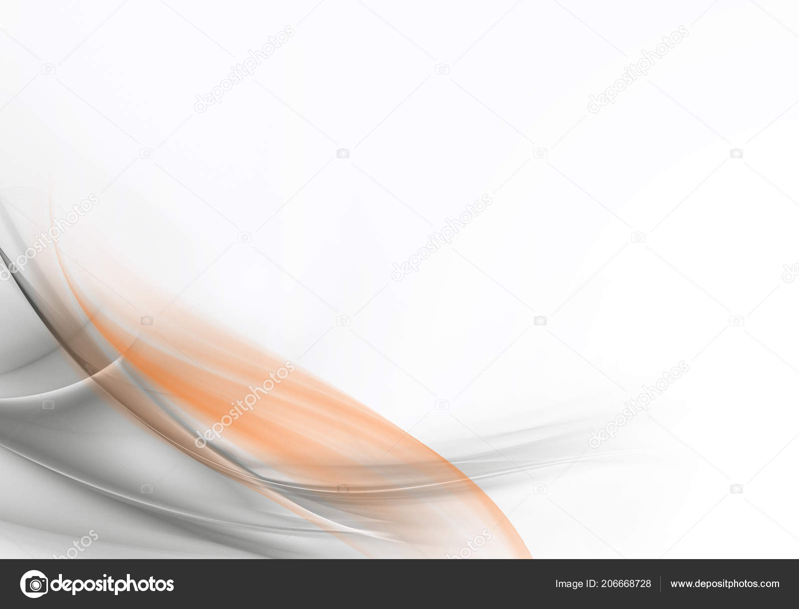 Abstract Background Waves White Grey Orange Abstract Background Stock Photo by ©brita.seifert