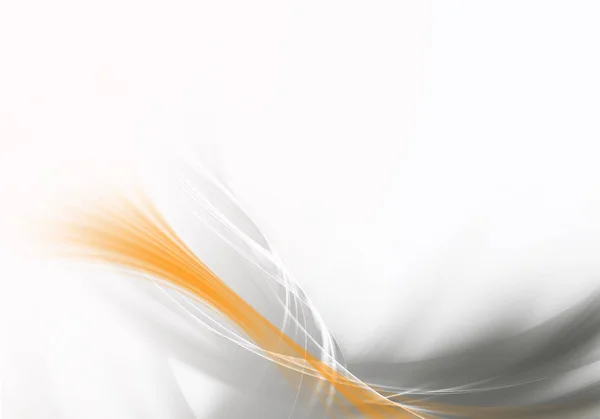 Abstraktní Pozadí Vlny Bílé Šedé Oranžové Abstraktní Pozadí — Stock fotografie