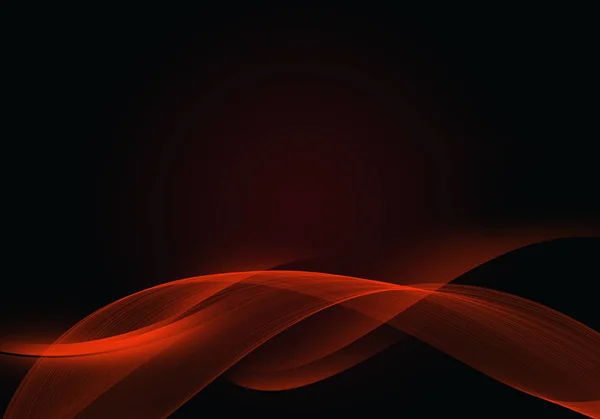 stock image Abstract black background with dynamic red lines