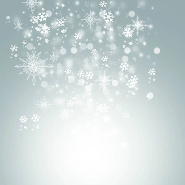 Μπλε Φόντο Χειμώνα Νιφάδες Χιονιού Για Τις Δικές Σας Δημιουργίες — Φωτογραφία Αρχείου