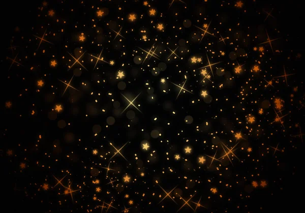 Fundo Natal Férias Abstrato Glitter Desfocado Fundo Com Estrelas Cintilantes — Fotografia de Stock