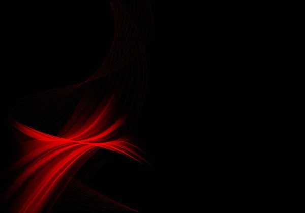 Ondas Fondo Abstractas Fondo Abstracto Negro Rojo — Foto de Stock