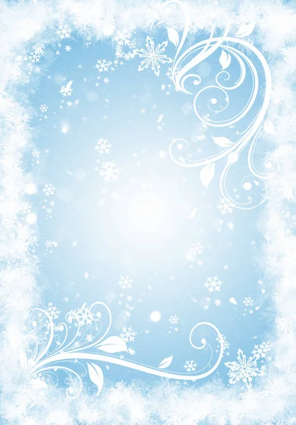 Blue Christmas Winter Snowflake Backgrounds – Your Paper Stash