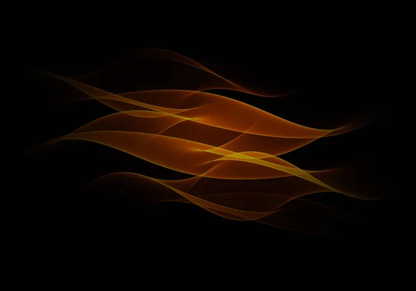 Elegant Abstract Dark Background Design Red Yellow Curves Space Your — Stock Photo, Image