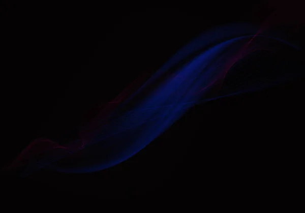 Design Fundo Escuro Abstrato Elegante Com Curvas Azuis Espaço Para — Fotografia de Stock