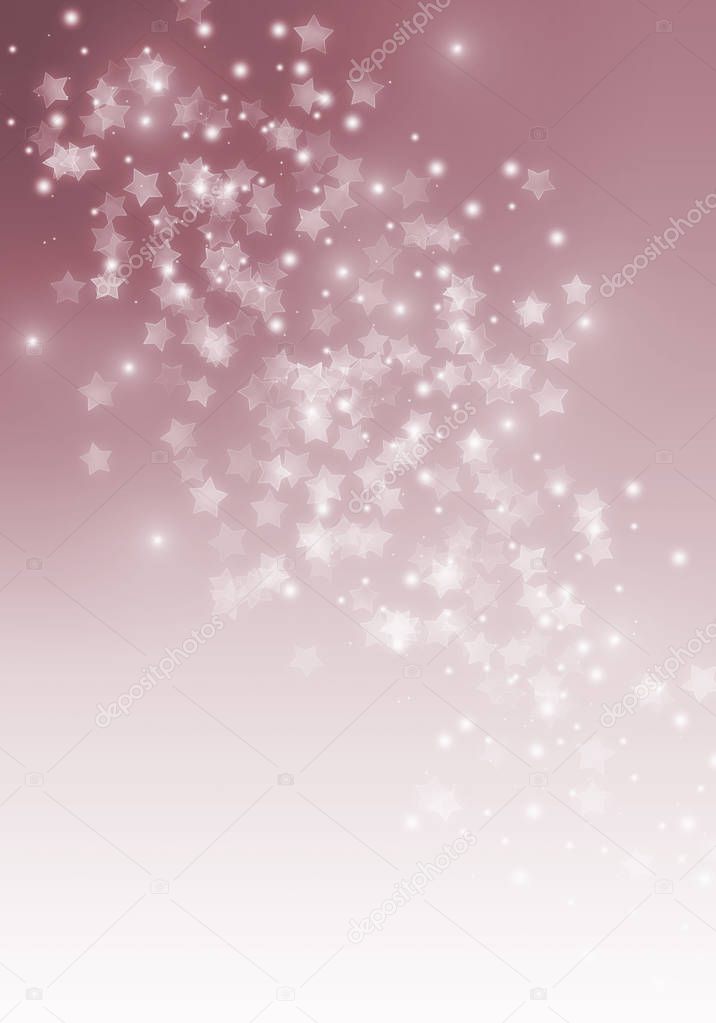 Abstract background with space for text: Bright shining lights winter morning