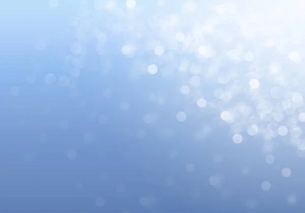 Зимний Сезонный Боке Фон Синие Задние Фонари — стоковое фото