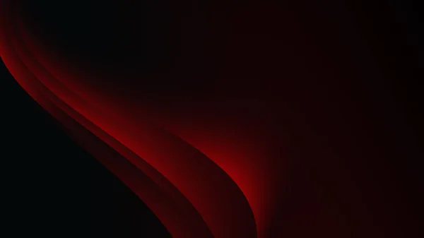 Abstraktní Pozadí Vlny Černé Červené Abstraktní Pozadí — Stock fotografie