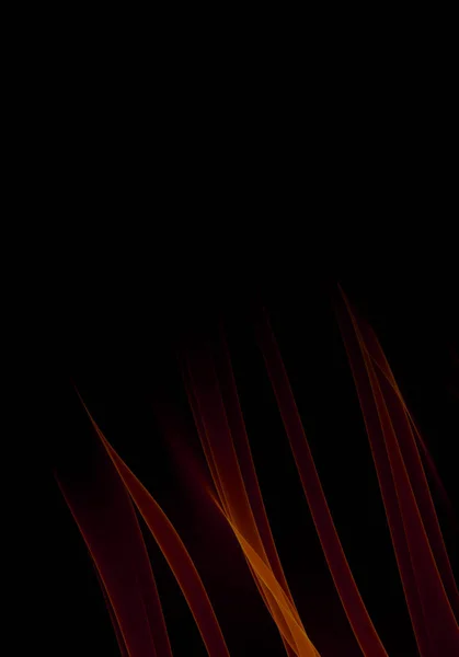 Abstracte Zwarte Achtergrond Met Dynamische Rode Lijnen Ruimte Voor Tekst — Stockfoto