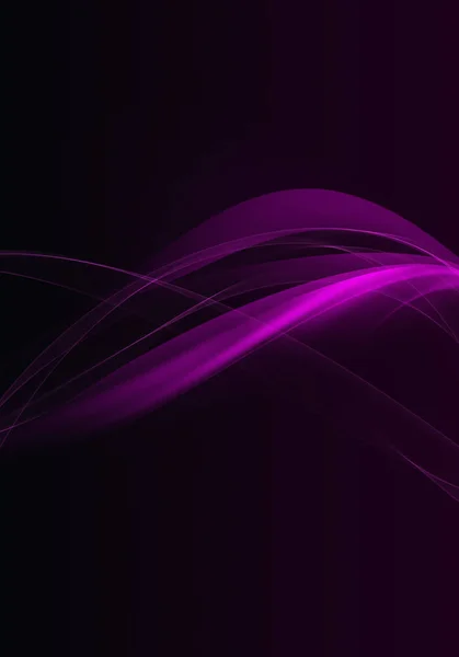 抽象背景波。黑色和紫色抽象背景 — 图库照片