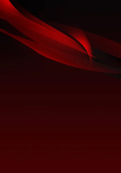 Abstrakter schwarzer Hintergrund mit dynamischen roten Linien und Platz für Ihren Text — Stockfoto
