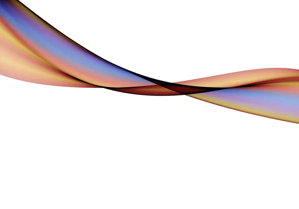 Абстрактний яскравий фон. Різнокольорові хвилі на білому тлі — стокове фото