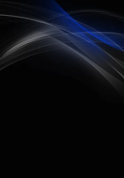 Abstract darkblue background with dynamic lines for your own creations — Stock Photo, Image