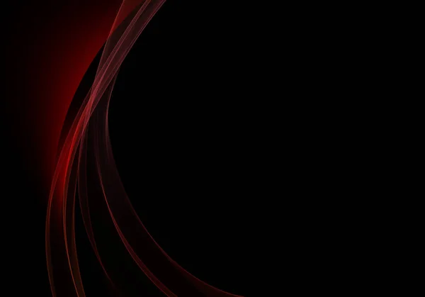 Abstrakte Hintergrundwellen. schwarzer und roter abstrakter Hintergrund — Stockfoto