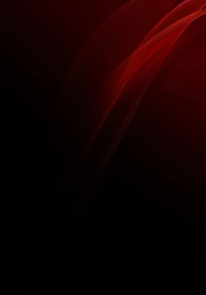 Ondas de fondo abstractas. Fondo abstracto negro y rojo para wallpaper oder tarjeta de visita —  Fotos de Stock