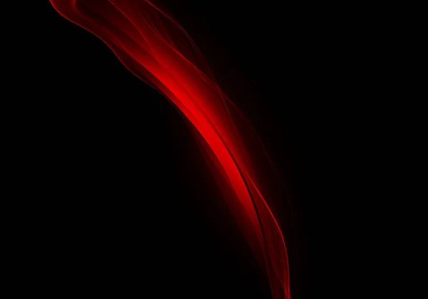 Ondas de fundo abstratas. Preto e vermelho fundo abstrato para papel de parede oder cartão de visita — Fotografia de Stock